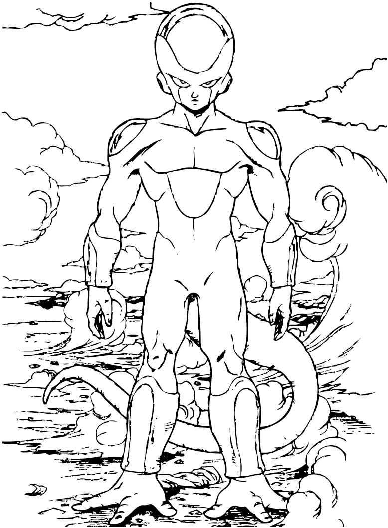 Coloriage Freezer corps final