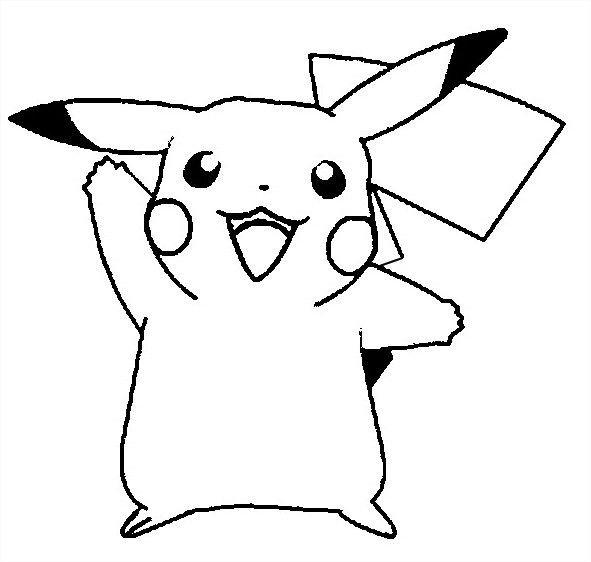 Pikachu Coloriage