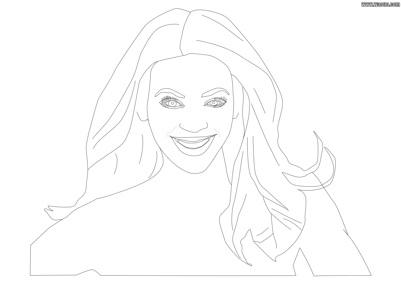 Coloriage Beyonce