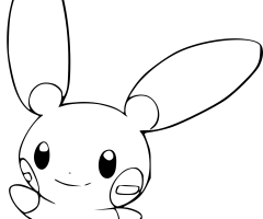 Coloriage Negapi Pokemon