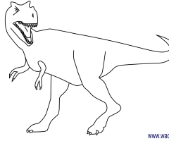 Coloriage Tyrannosaure