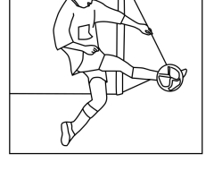 Coloriage foot defenseur