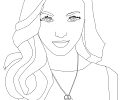 Coloriage Dove Cameron