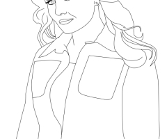 Coloriage Emma Swan